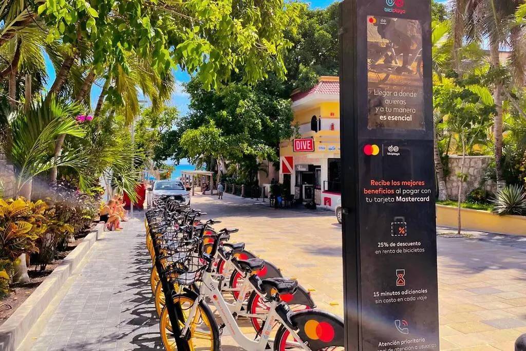 Lägenhet Playa Del Carmen Downtown Studio With Rooftop Pool - Walk To 5Th Ave & The Beach