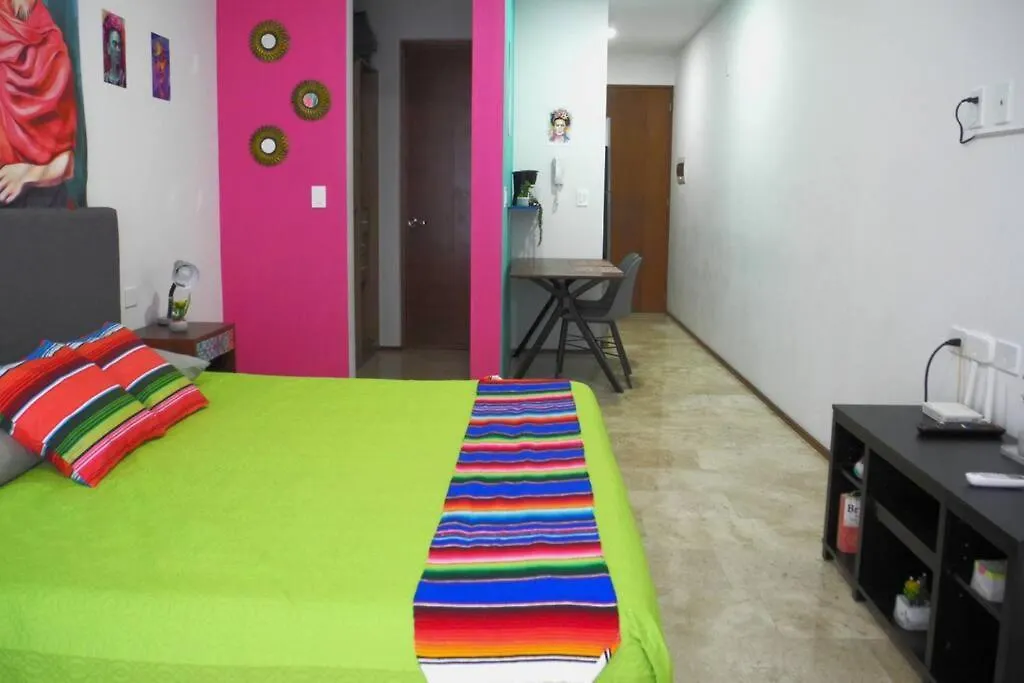 Lägenhet Playa Del Carmen Downtown Studio With Rooftop Pool - Walk To 5Th Ave & The Beach Mexiko