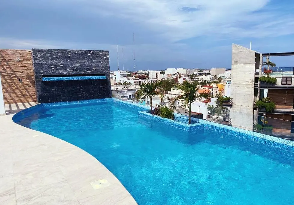 Playa Del Carmen Downtown Studio With Rooftop Pool - Walk To 5Th Ave & The Beach 0*, Playa del Carmen Mexiko